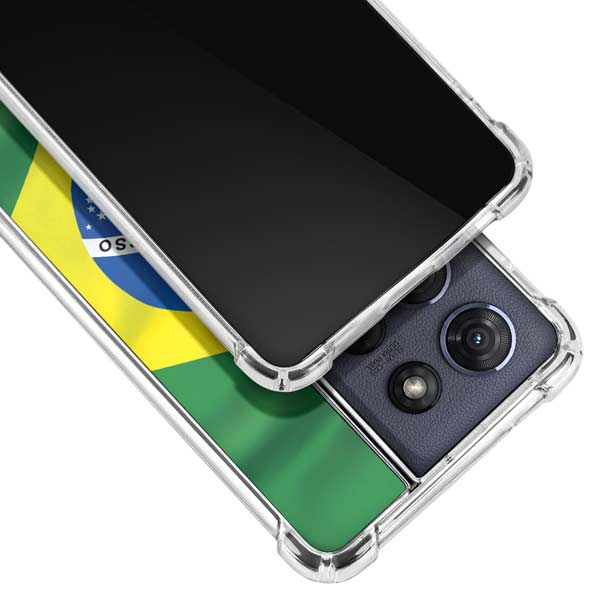 Brazil Flag Moto G 5G (2025) Clear Case