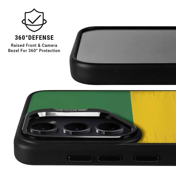 Brazil Soccer Flag Galaxy S26 Plus Kickstand Case