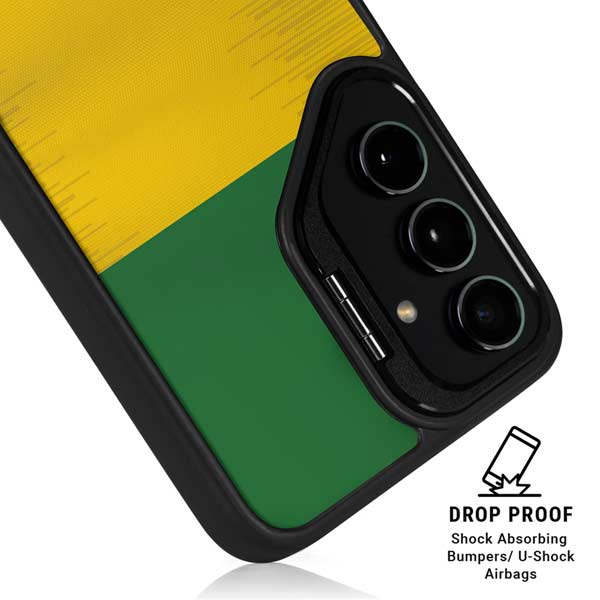Brazil Soccer Flag Galaxy S26 Plus Kickstand Case