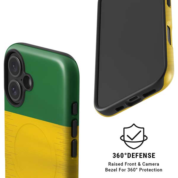 Brazil Soccer Flag iPhone 16 Plus Magsafe Impact Case