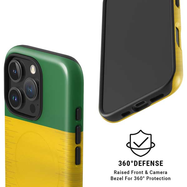 Brazil Soccer Flag iPhone 16 Pro Magsafe Impact Case