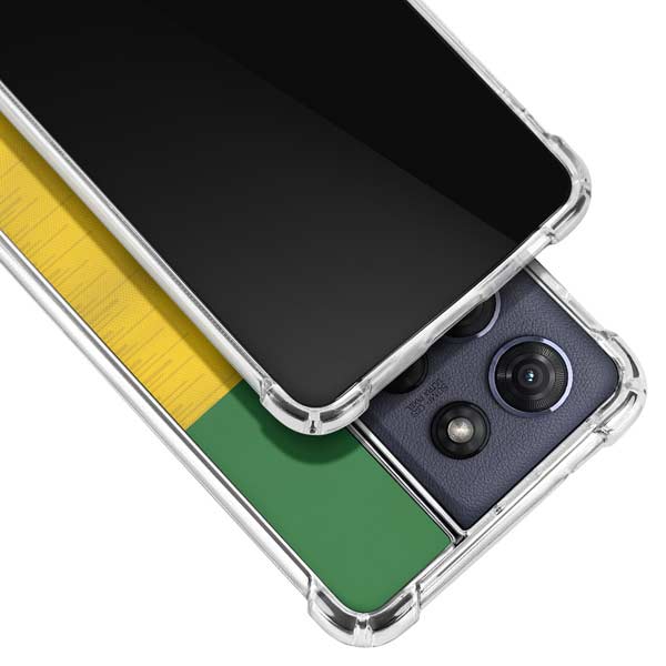 Brazil Soccer Flag Moto G 5G (2025) Clear Case