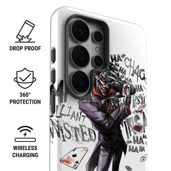 DC Comics The Joker Brilliantly Twisted Galaxy S26 Ultra Impact Case