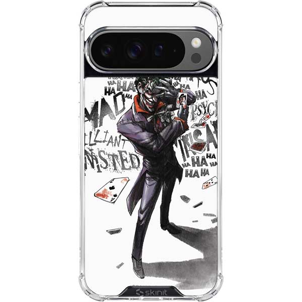 DC Comics The Joker Brilliantly Twisted Google Pixel 10 Pro XL Clear Case