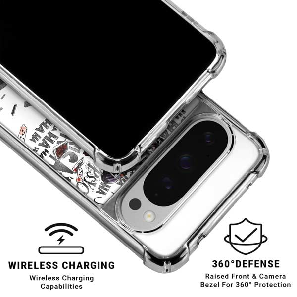 DC Comics The Joker Brilliantly Twisted Google Pixel 10 Pro XL Clear Case