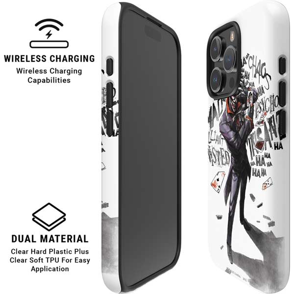DC Comics The Joker Brilliantly Twisted iPhone 16 Pro Max Magsafe Impact Case