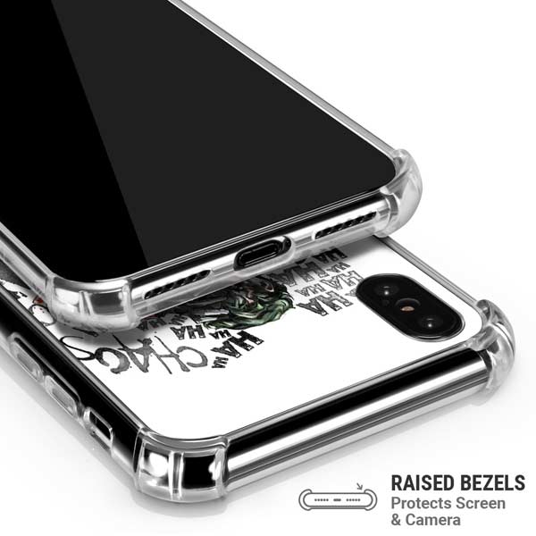 DC Comics The Joker Brilliantly Twisted iPhone X/XS Clear Case