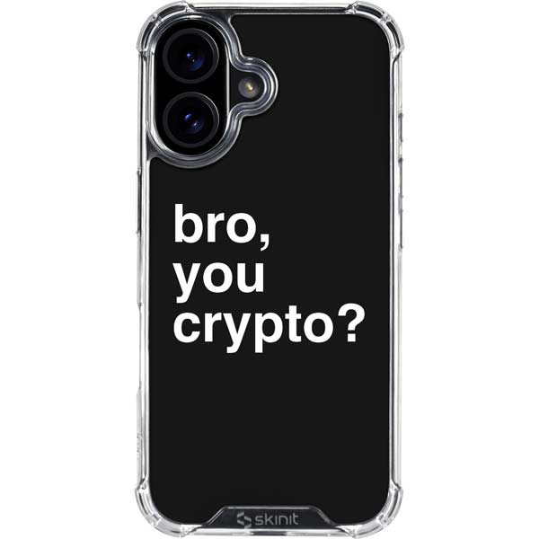 Bro You Crypto iPhone 17 Clear Case