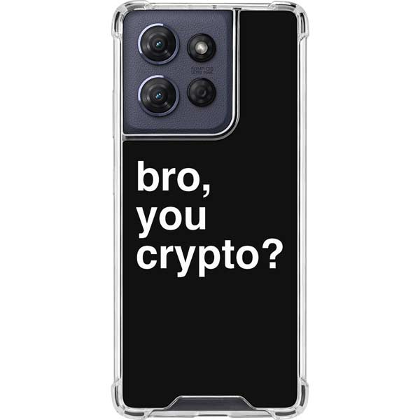 Bro You Crypto Moto G 5G (2025) Clear Case
