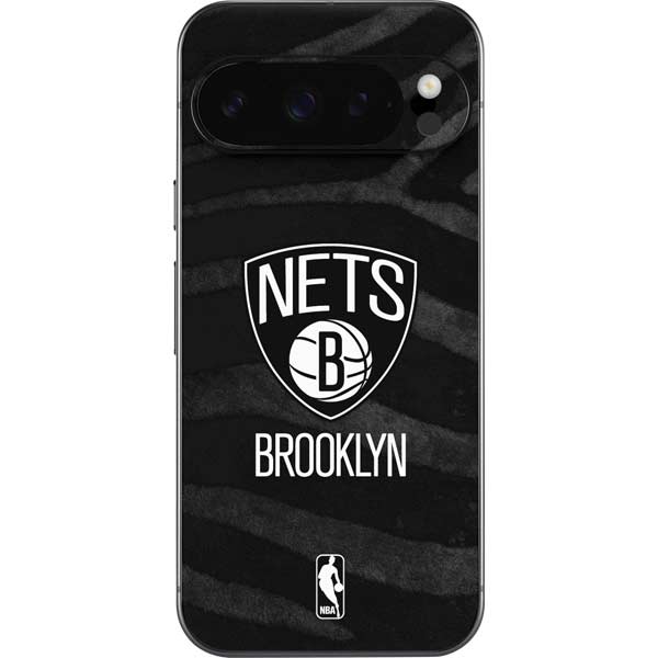 NBA Brooklyn Nets Black Animal Print Google Pixel 10 Pro XL Skin