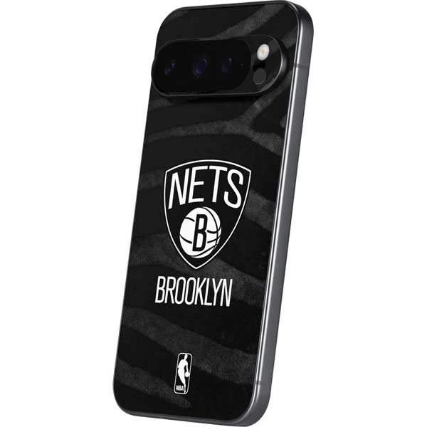 NBA Brooklyn Nets Black Animal Print Google Pixel 10 Pro XL Skin