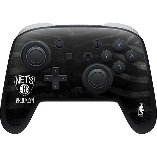 NBA Brooklyn Nets Black Animal Print Nintendo Skins