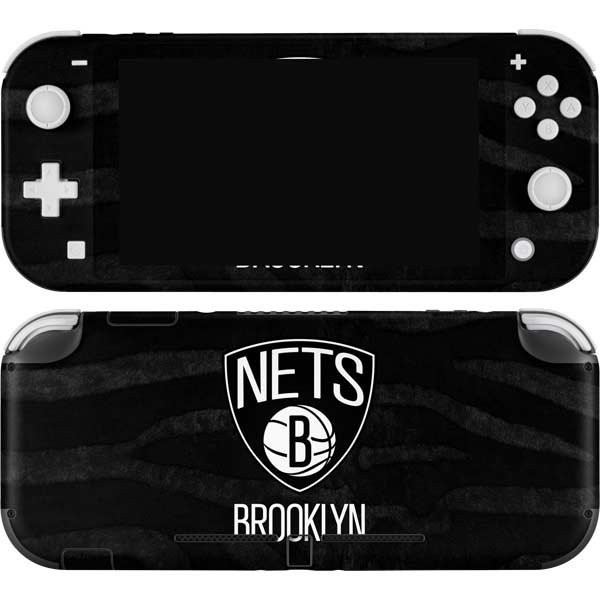 NBA Brooklyn Nets Black Animal Print Nintendo Skins