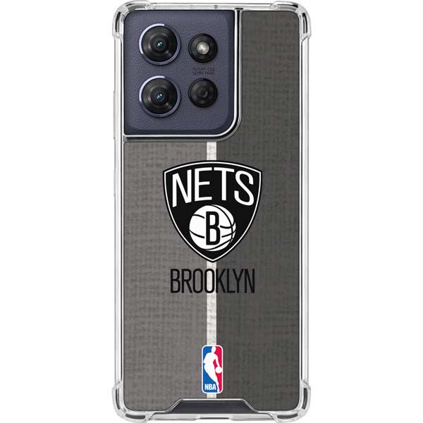 NBA Brooklyn Nets Canvas Moto G 5G (2025) Clear Case