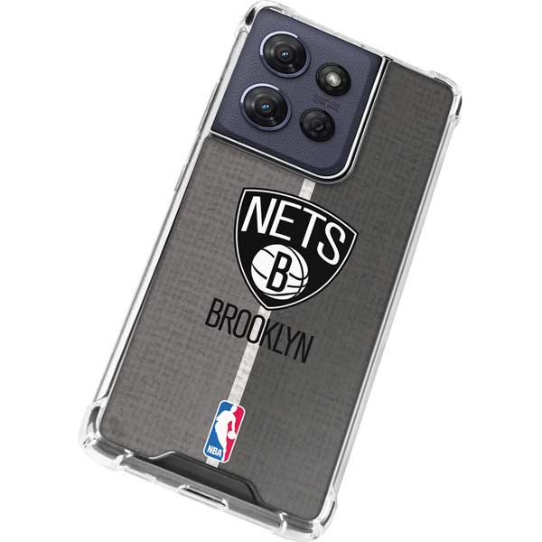NBA Brooklyn Nets Canvas Moto G Play 5G (2025) Clear Case
