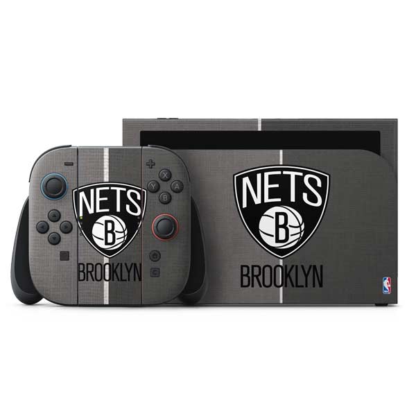 NBA Brooklyn Nets Canvas Nintendo Skins