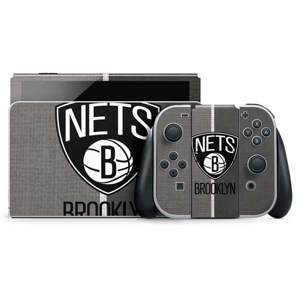 NBA Brooklyn Nets Canvas Nintendo Skins