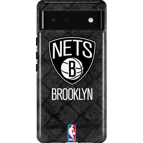 NBA Brooklyn Nets Dark Rust Pixel Cases