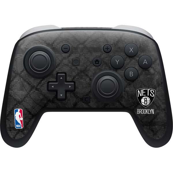 NBA Brooklyn Nets Dark Rust Nintendo Switch 2 (2025) Pro Controller Skin