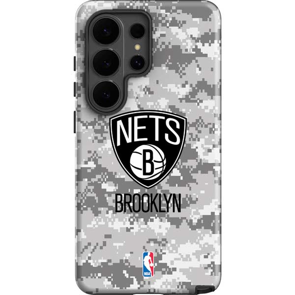 NBA Brooklyn Nets Digi Camo Galaxy S26 Ultra Impact Case