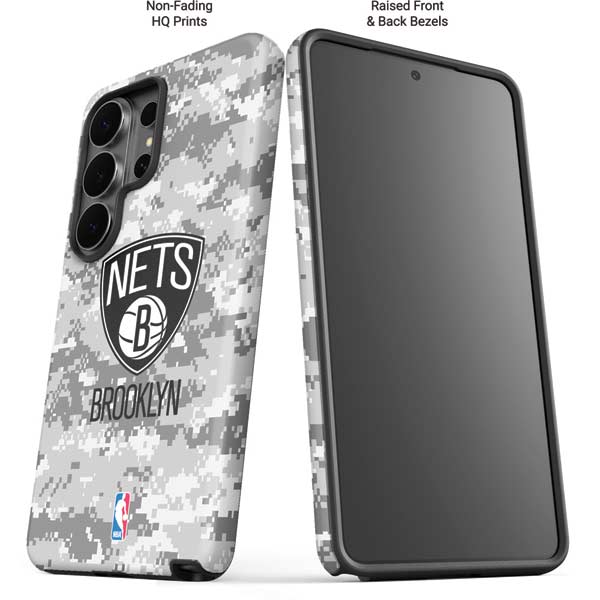 NBA Brooklyn Nets Digi Camo Galaxy S26 Ultra Impact Case