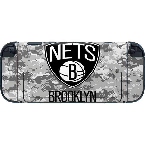 NBA Brooklyn Nets Digi Camo Nintendo Switch 2 (2025) with Joy-Con Skin