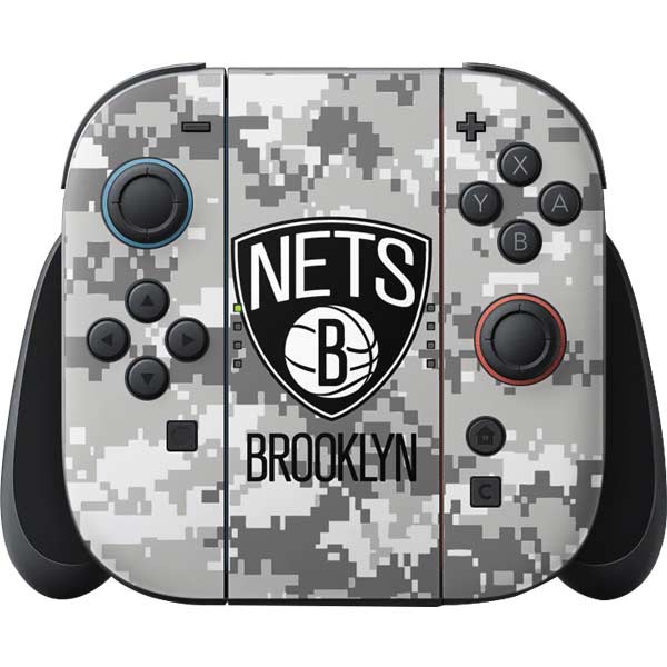 NBA Brooklyn Nets Digi Camo Nintendo Skins