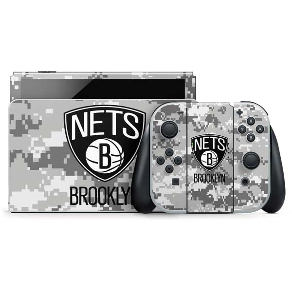 NBA Brooklyn Nets Digi Camo Nintendo Skins