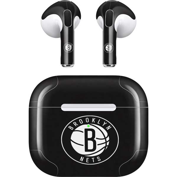 NBA Brooklyn Nets Distressed Apple AirPods (3rd Gen 2021) Skin
