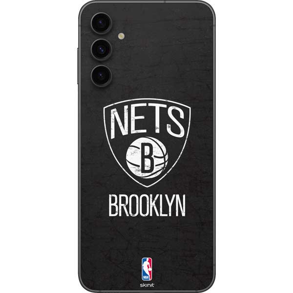 NBA Brooklyn Nets Distressed Galaxy A14 5G Skin