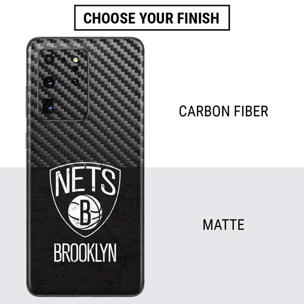 NBA Brooklyn Nets Distressed Galaxy S20 Ultra 5G Skin