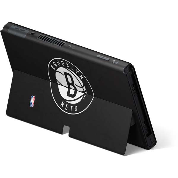 NBA Brooklyn Nets Distressed Nintendo Switch OLED (2021) Skin