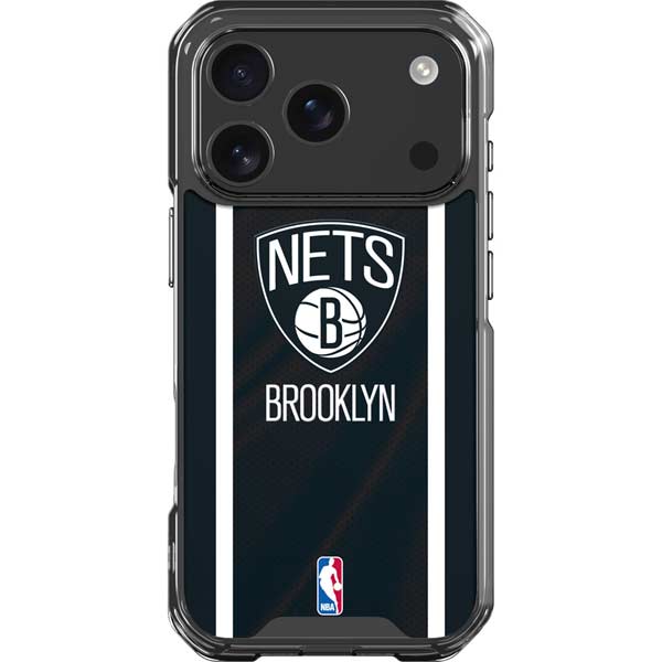NBA Brooklyn Nets Jersey iPhone 17 Pro Clear Case