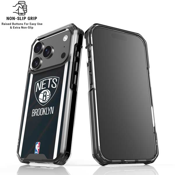 NBA Brooklyn Nets Jersey iPhone 17 Pro Clear Case