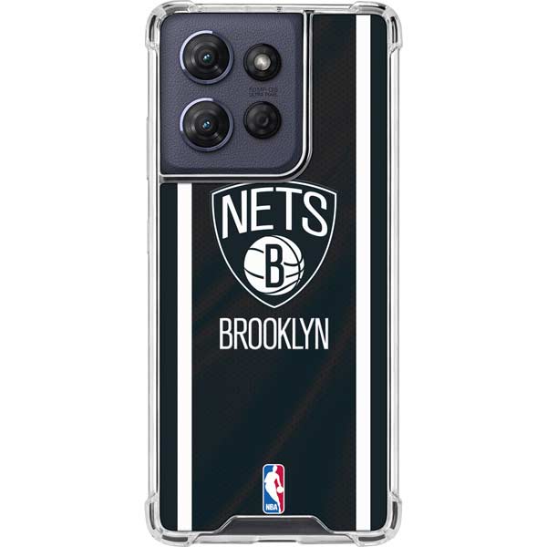 NBA Brooklyn Nets Jersey Moto G Play 5G (2025) Clear Case