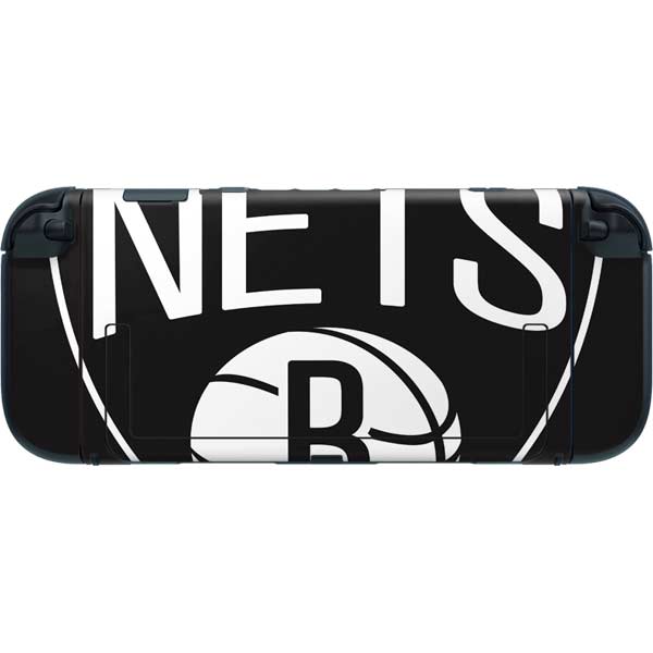 NBA Brooklyn Nets Large Logo Nintendo Switch 2 (2025) with Joy-Con Skin