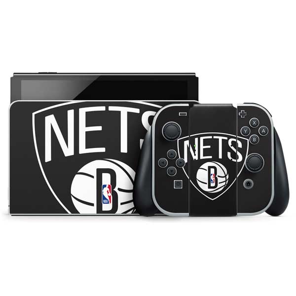 NBA Brooklyn Nets Large Logo Nintendo Skins