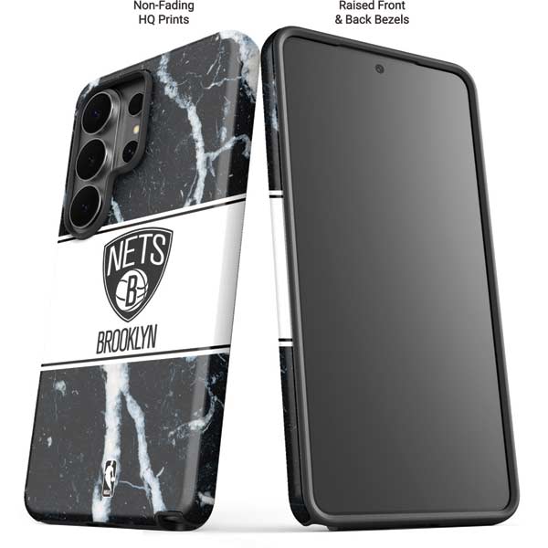 NBA Brooklyn Nets Marble Galaxy S26 Ultra Impact Case