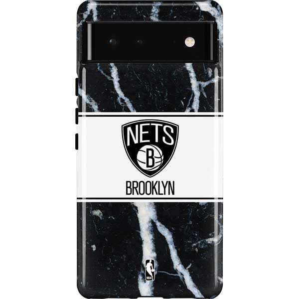 NBA Brooklyn Nets Marble Pixel Cases