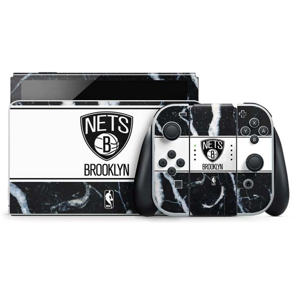 NBA Brooklyn Nets Marble Nintendo Skins