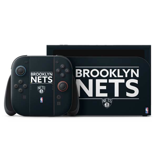 NBA Brooklyn Nets Standard - Black Nintendo Skins