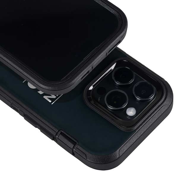 NBA Brooklyn Nets Standard - Black Otterbox Defender iPhone Skin