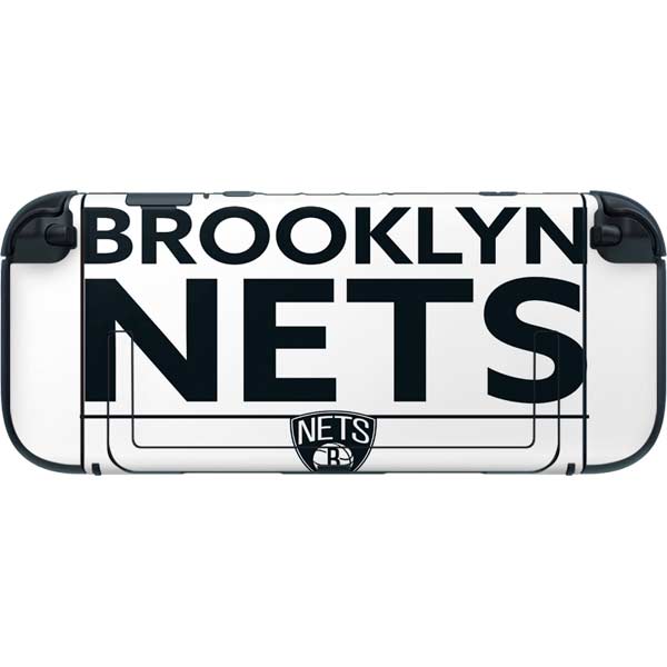 NBA Brooklyn Nets Standard - White Nintendo Switch 2 (2025) with Joy-Con Skin