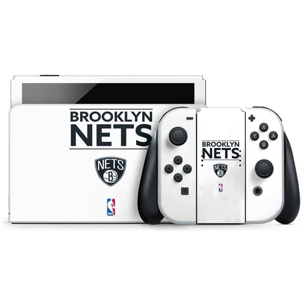 NBA Brooklyn Nets Standard - White Nintendo Skins