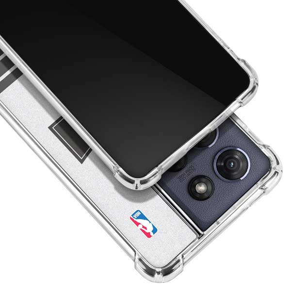 NBA Brooklyn Nets Static Moto G Power 5G (2025) Clear Case