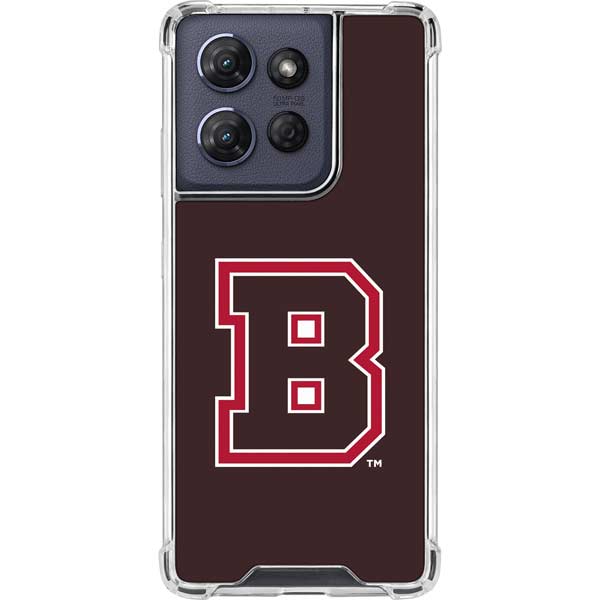 Brown University B Logo Moto G 5G (2025) Clear Case