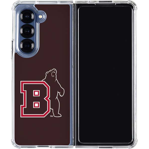 Brown University Bears Logo Galaxy Z Fold7 Clear Case