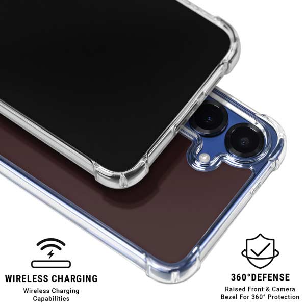 Brown University Primary Logo Galaxy S25 FE Clear Case