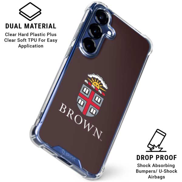 Brown University Primary Logo Galaxy S25 FE Clear Case