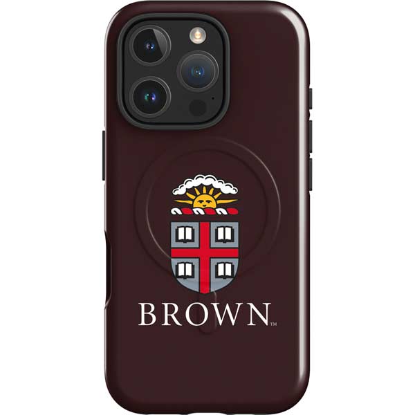Brown University Primary Logo iPhone 16 Pro Magsafe Impact Case
